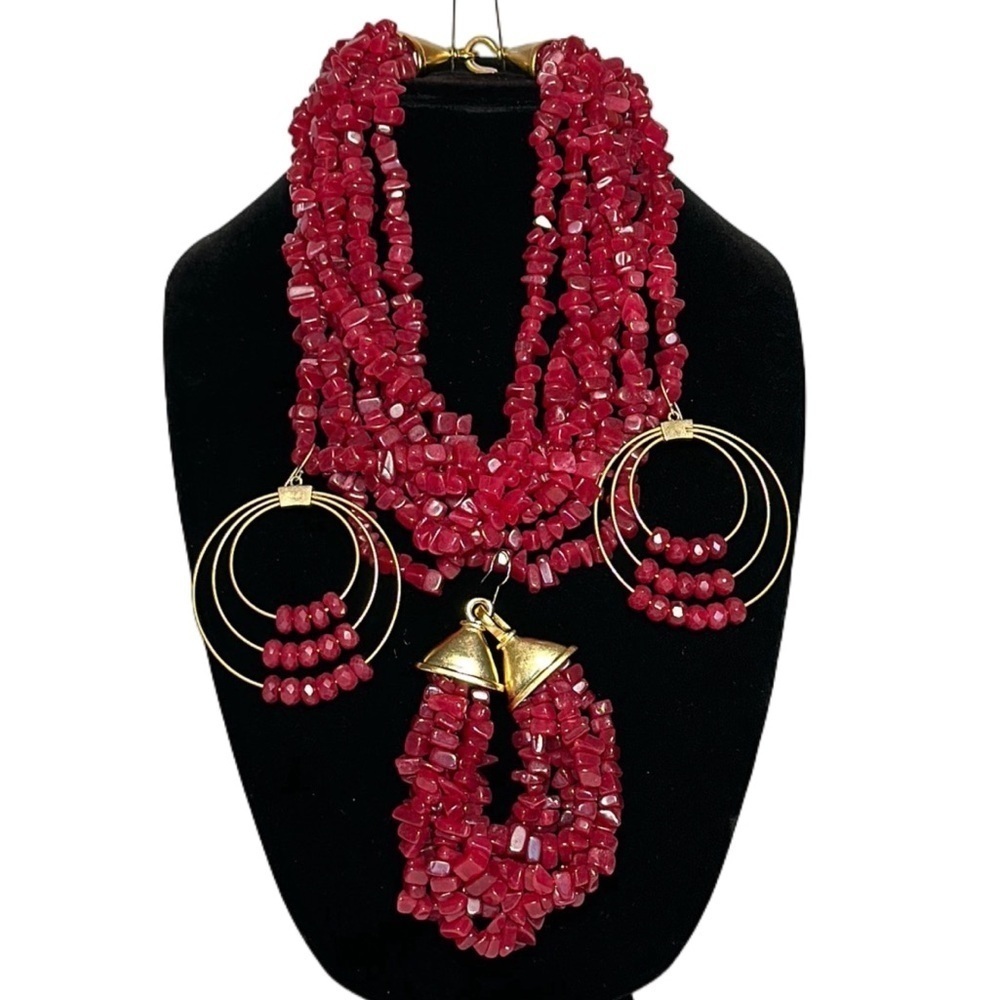RLL JADEITE SPINEL RALPH L red authentic &  genuine rare Ralph Lauren rare set